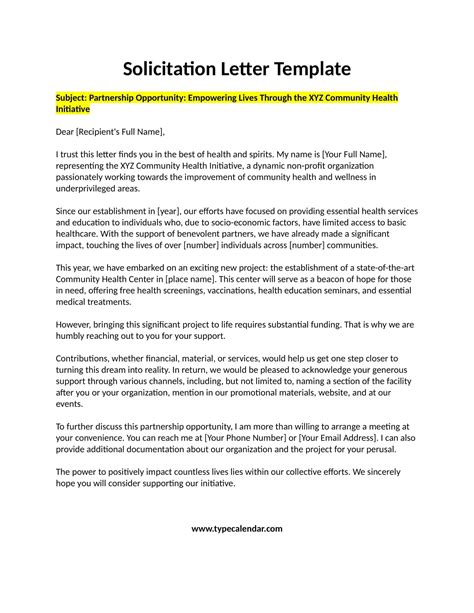 letter of solicitation example|sample solicitation letter for business.